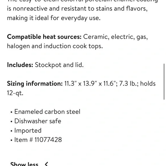 Le Creuset Ocean Blue Enamel Pot - Picture 5 of 5